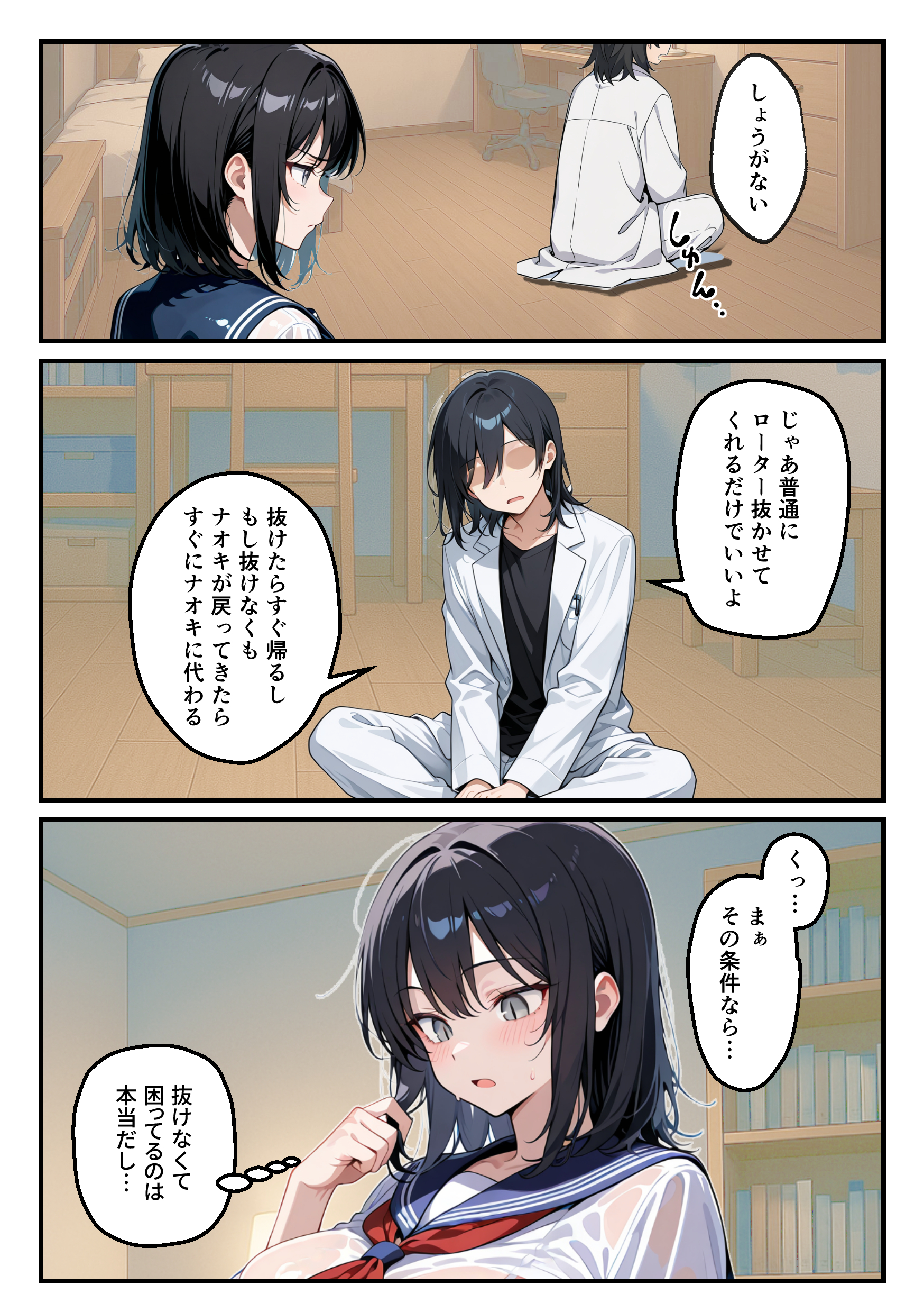 【朗報】彼氏持ち生徒会長さん、ローターが抜けなくなってしまう 体験版8