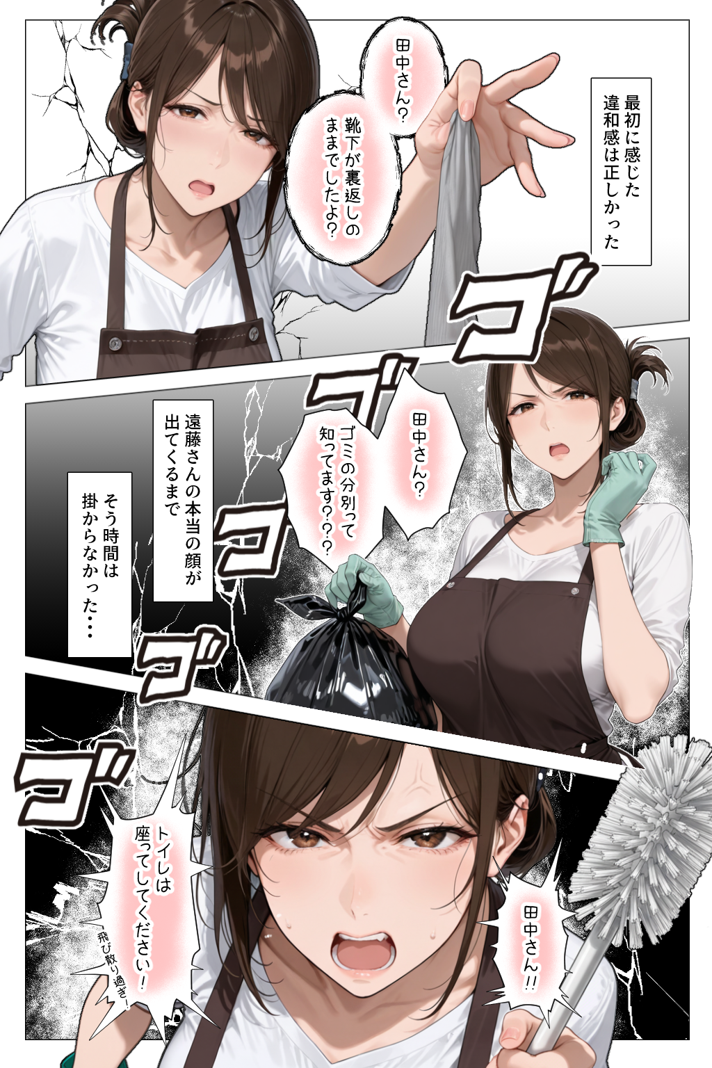 怒ってばかりの綺麗め家政婦さんが実は俺のパンツでオナニーするケツ穴大好き欲求不満ドスケベオバサンだった件 体験版6