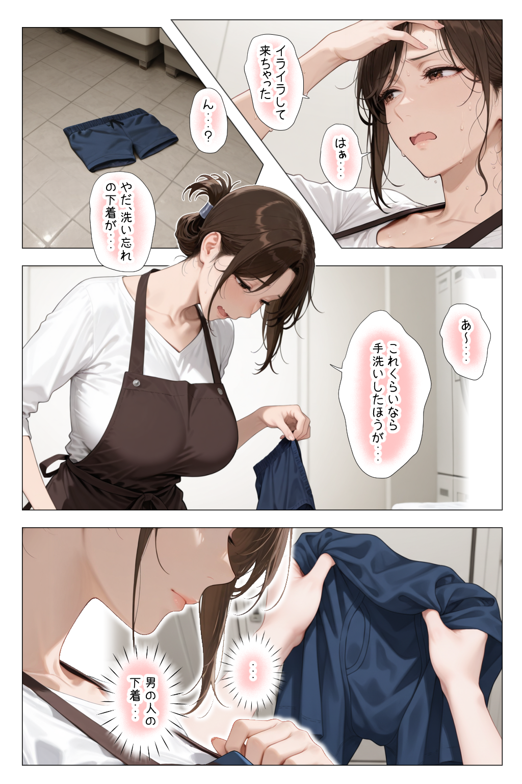 怒ってばかりの綺麗め家政婦さんが実は俺のパンツでオナニーするケツ穴大好き欲求不満ドスケベオバサンだった件 体験版12