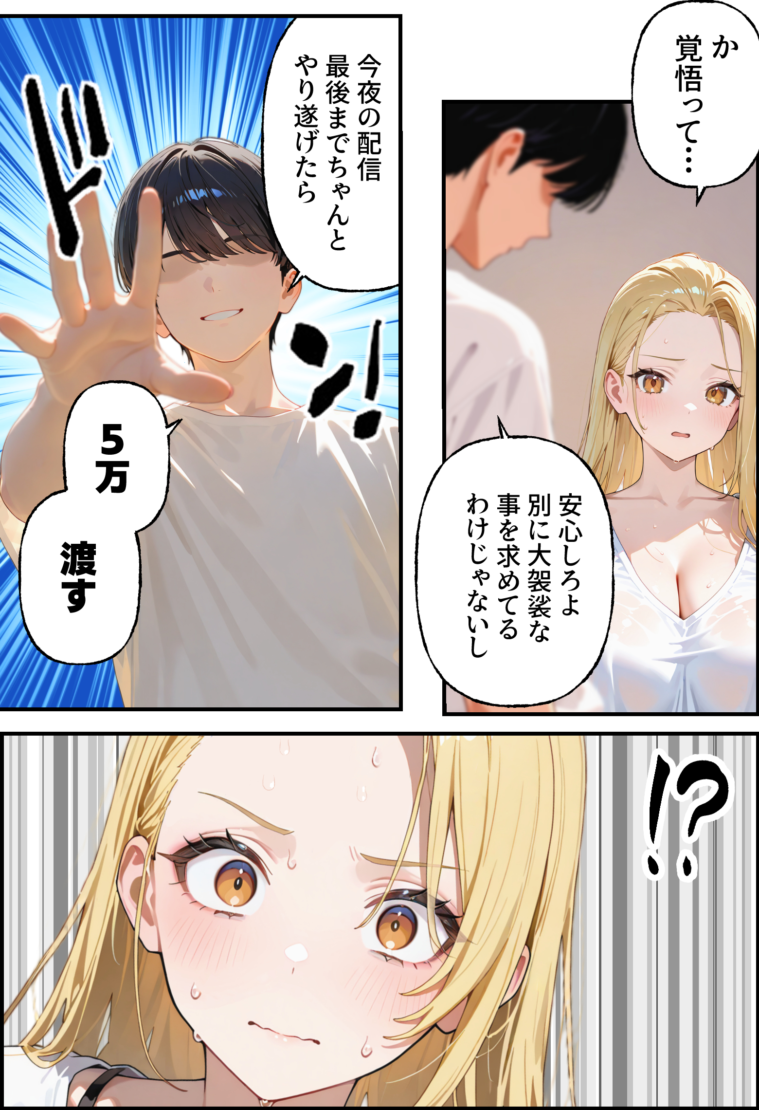 金欠配信者の妹と月5万の主従契約。配信中もま〇こ使い放題で快楽堕ちさせた話 体験版16