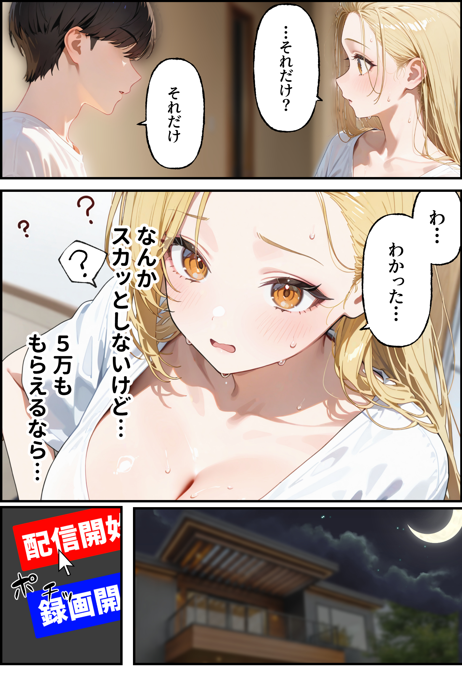 金欠配信者の妹と月5万の主従契約。配信中もま〇こ使い放題で快楽堕ちさせた話 体験版17