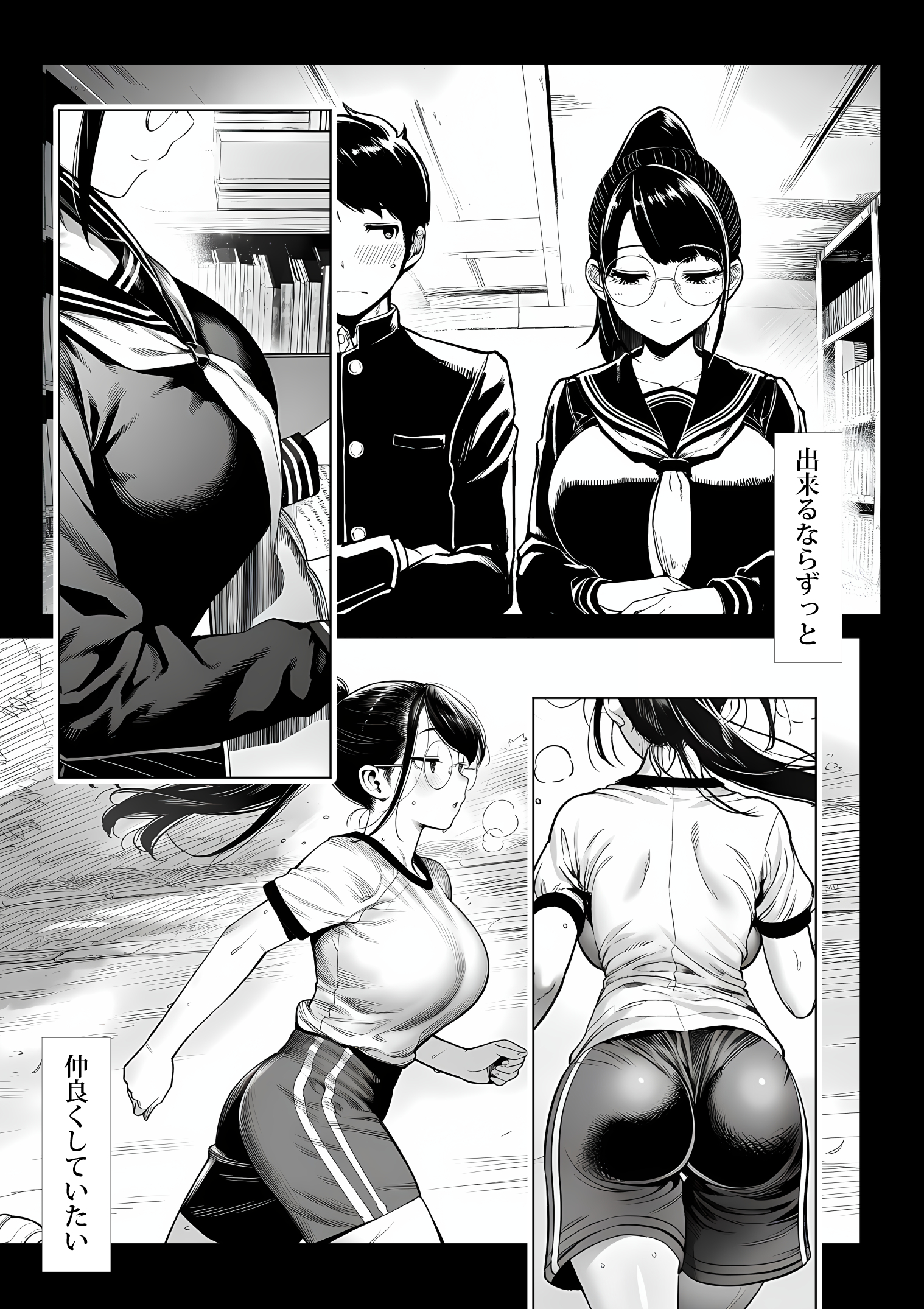 むっちり成長した幼馴染みと友達セックスする話 体験版4