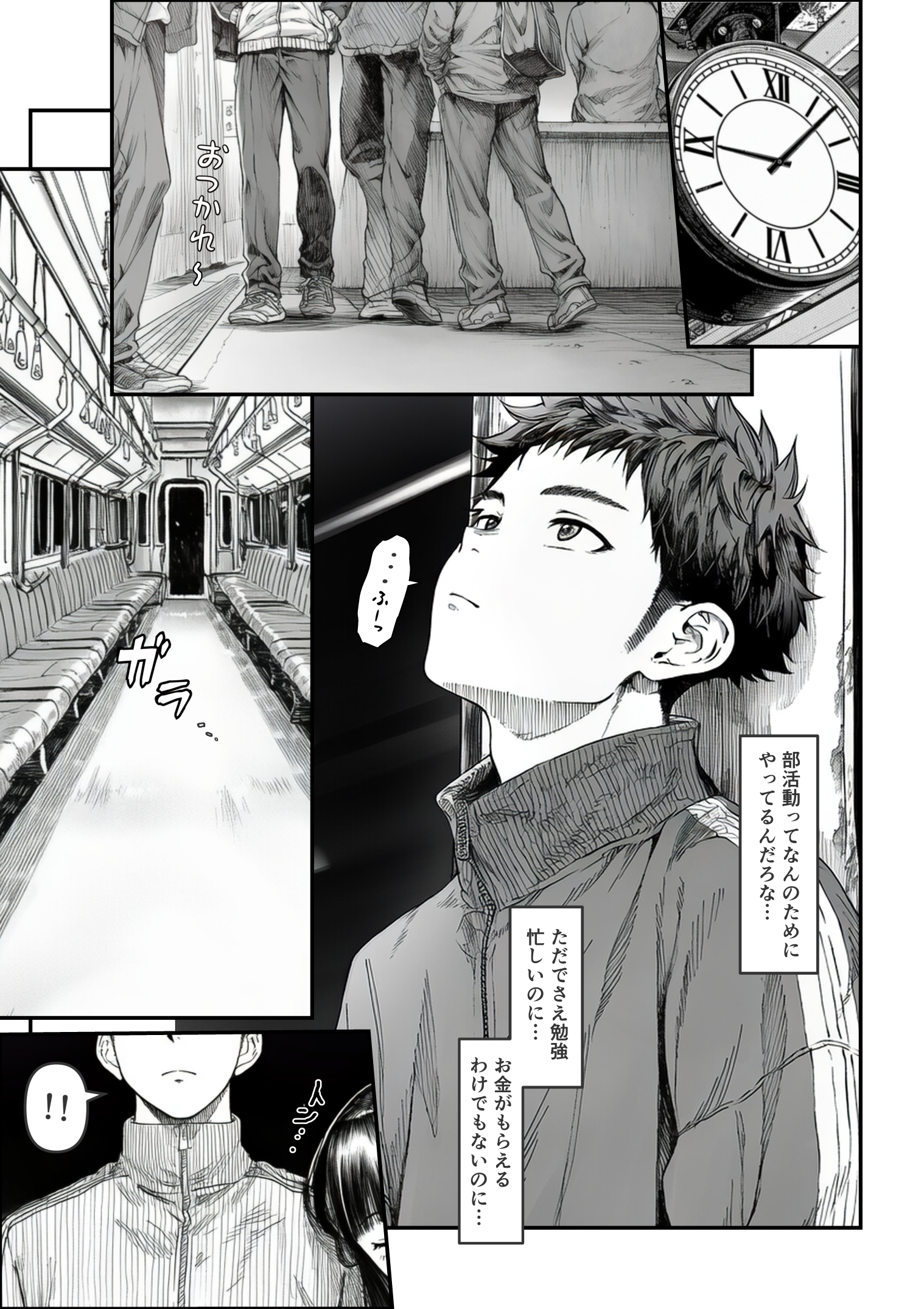 電車で何度も肩にもたれかかってくる女の子と、子作りセックスしてしまった 体験版2