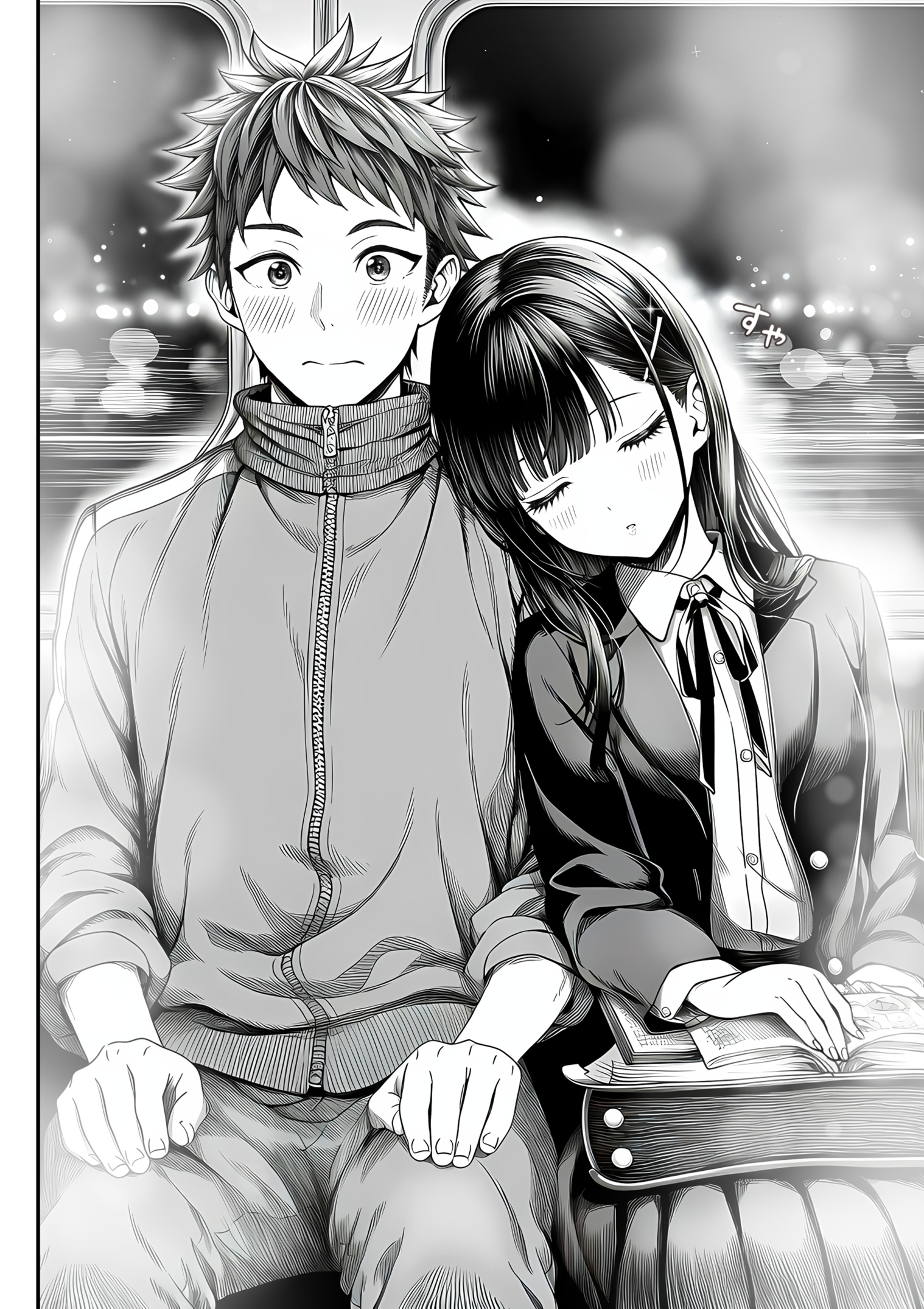 電車で何度も肩にもたれかかってくる女の子と、子作りセックスしてしまった 体験版3