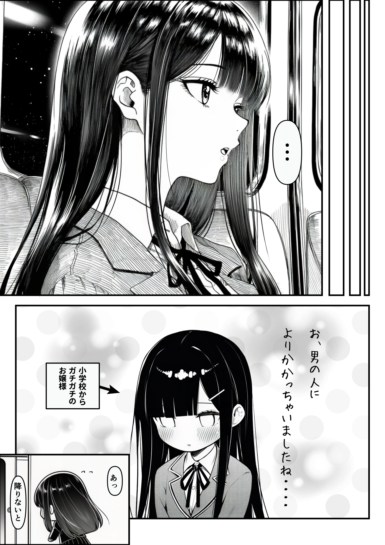 電車で何度も肩にもたれかかってくる女の子と、子作りセックスしてしまった 体験版10