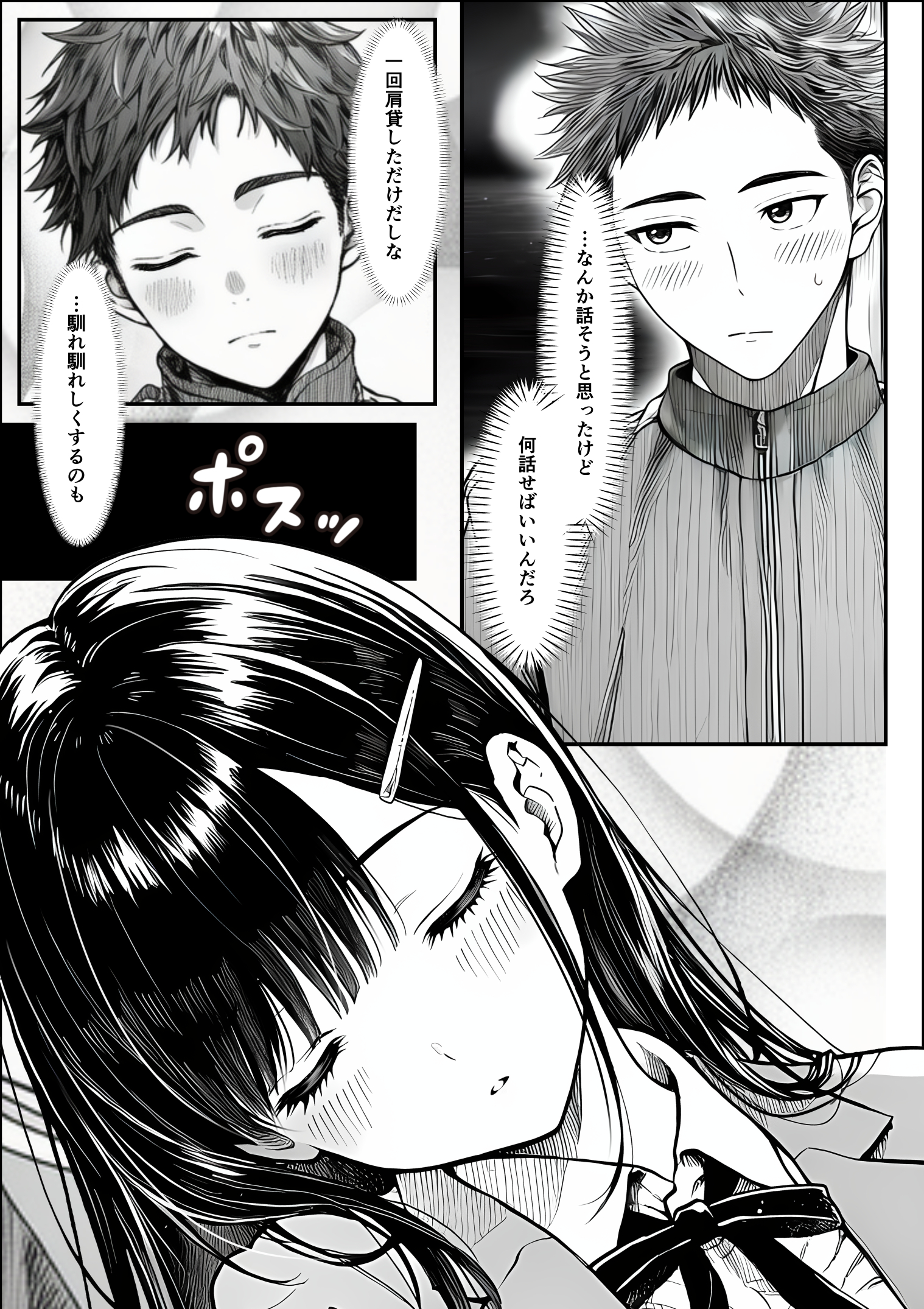 電車で何度も肩にもたれかかってくる女の子と、子作りセックスしてしまった 体験版14