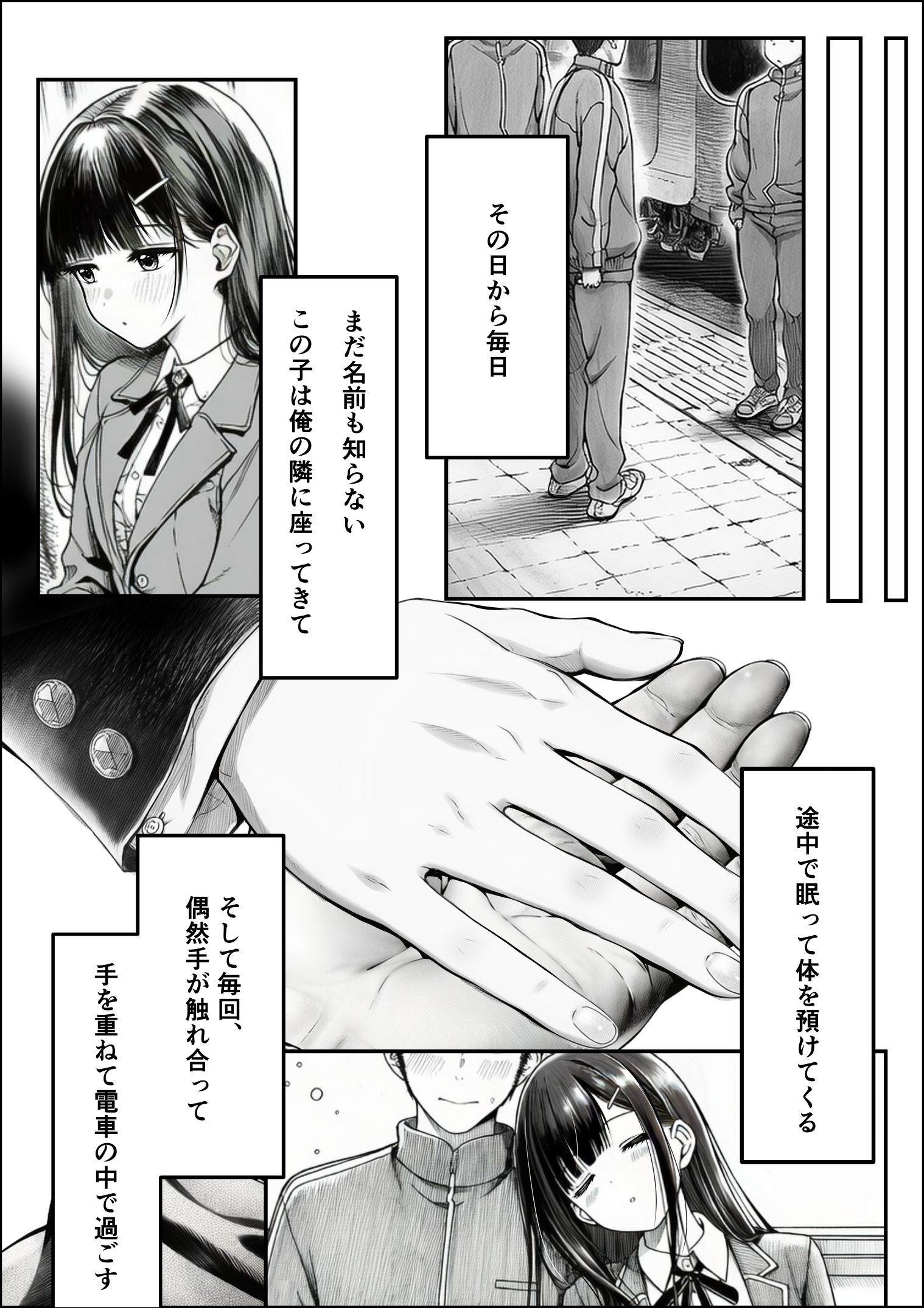 電車で何度も肩にもたれかかってくる女の子と、子作りセックスしてしまった 体験版19