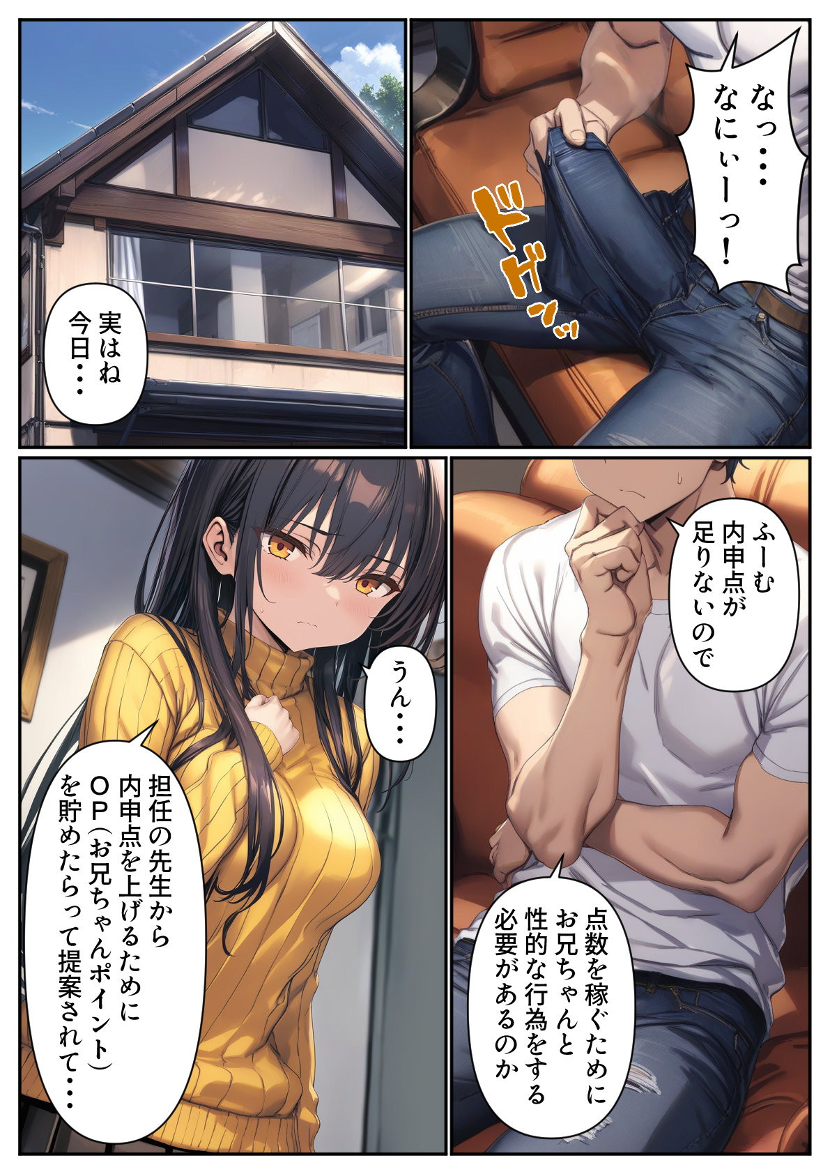 妹が内申点のためにエッチなことをしてとお願いしに来たのだが 体験版5