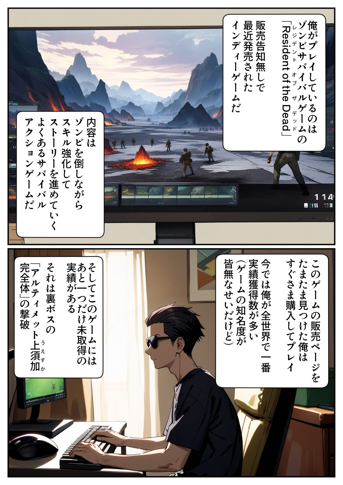 ゾンビがあふれる世界で俺だけゲームスキルが使える 体験版3