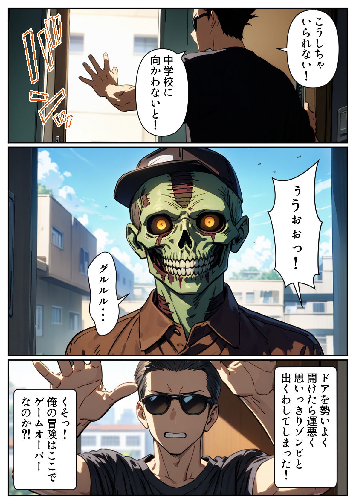 ゾンビがあふれる世界で俺だけゲームスキルが使える 体験版8