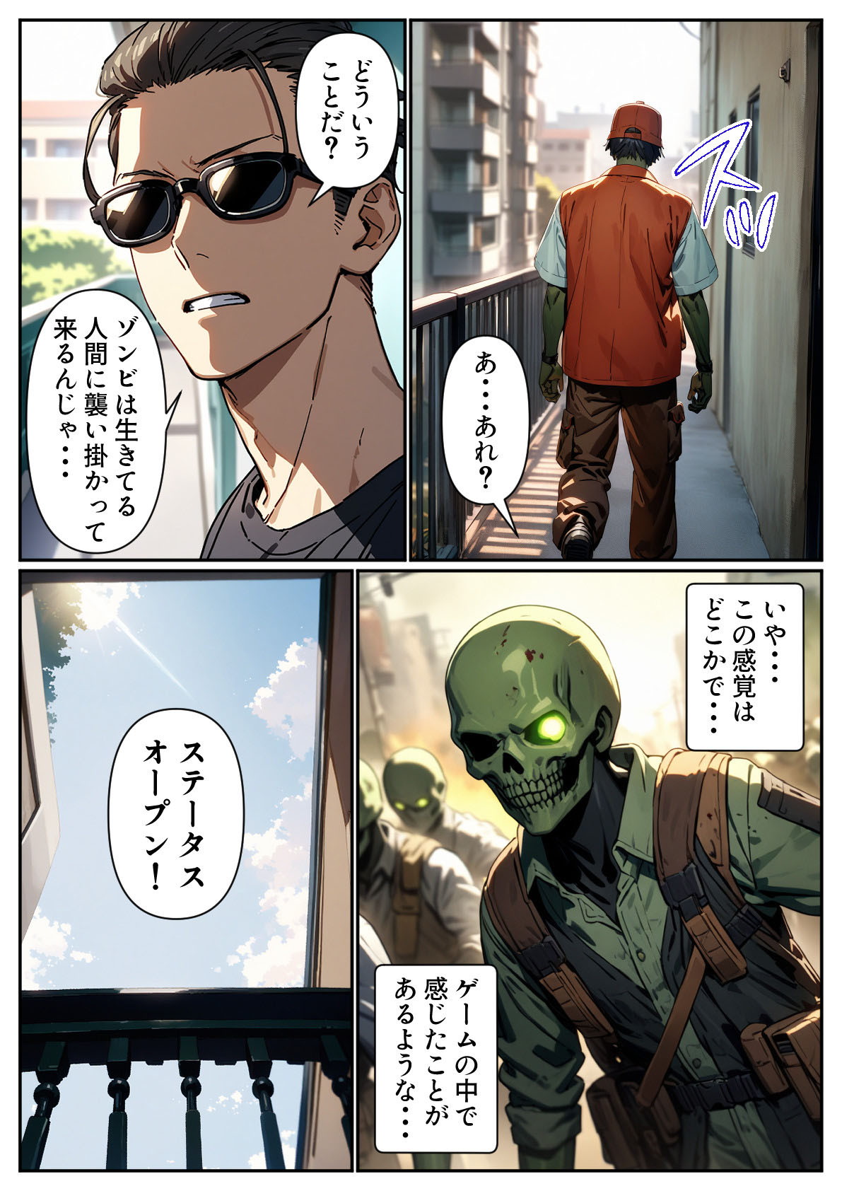 ゾンビがあふれる世界で俺だけゲームスキルが使える 体験版9