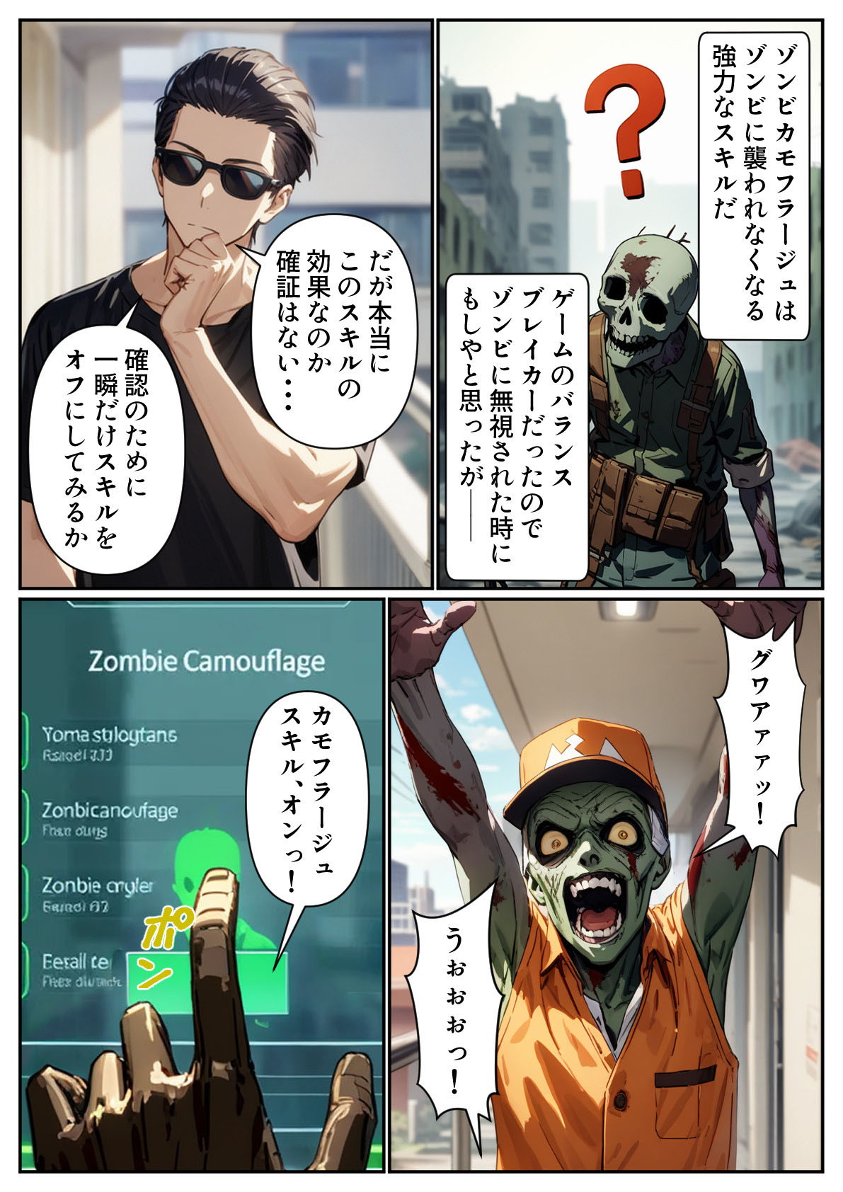 ゾンビがあふれる世界で俺だけゲームスキルが使える 体験版11