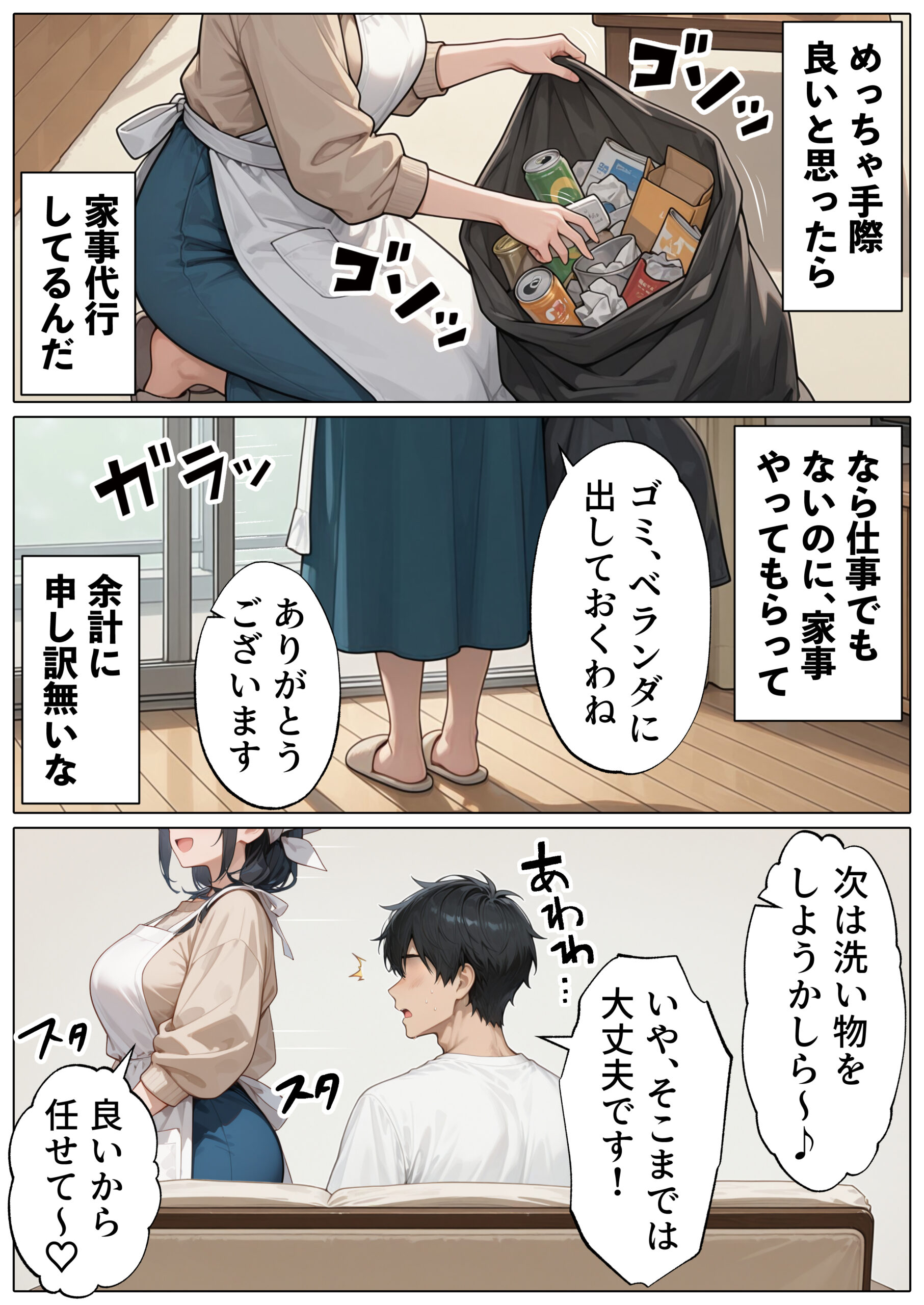【続編:JKのママ2】ラブドール頼んだら、JKのママが来た 体験版3