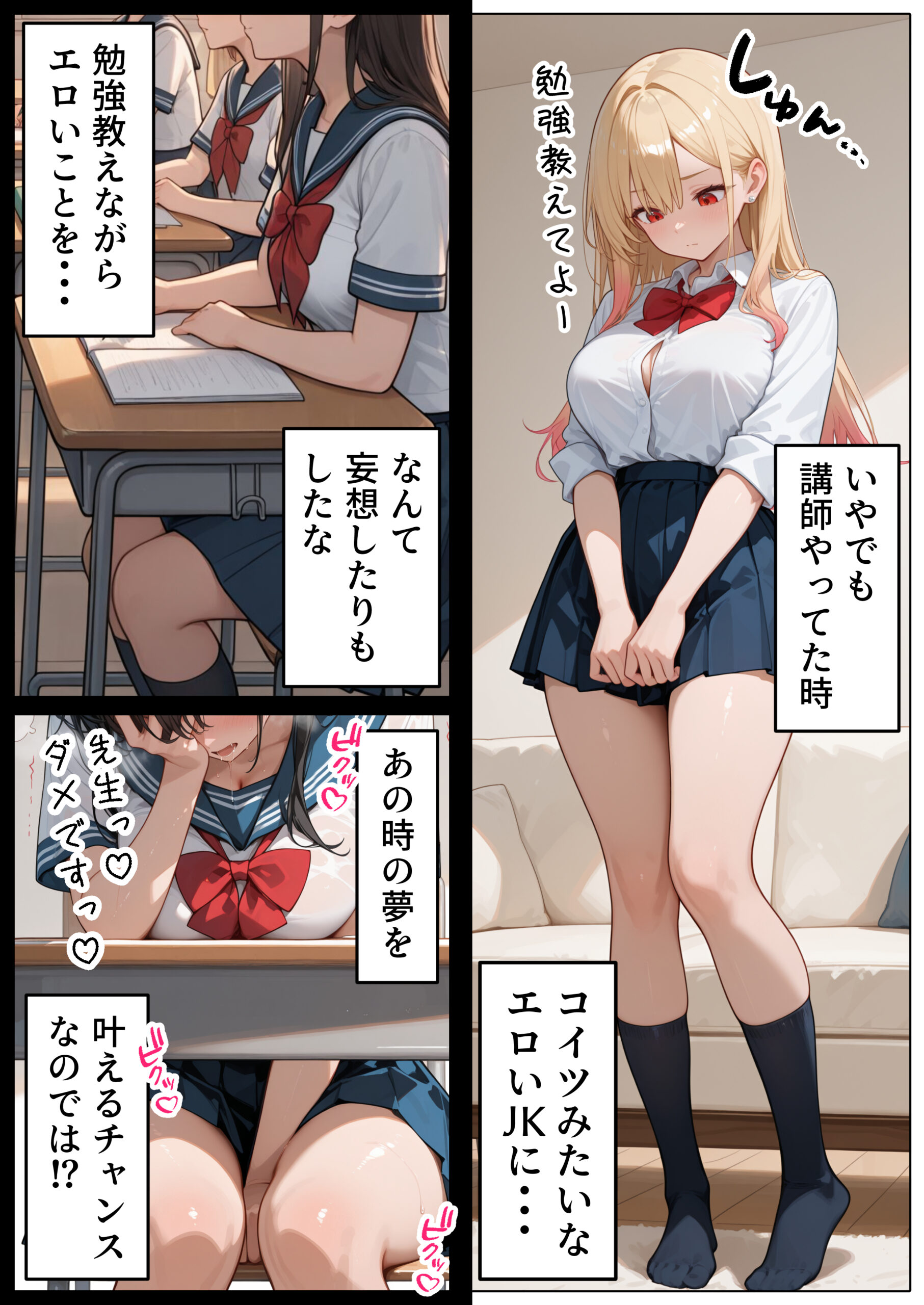 【続編:白ギャルJK2】ラブドール頼んだら、白ギャルJKが来た 体験版11