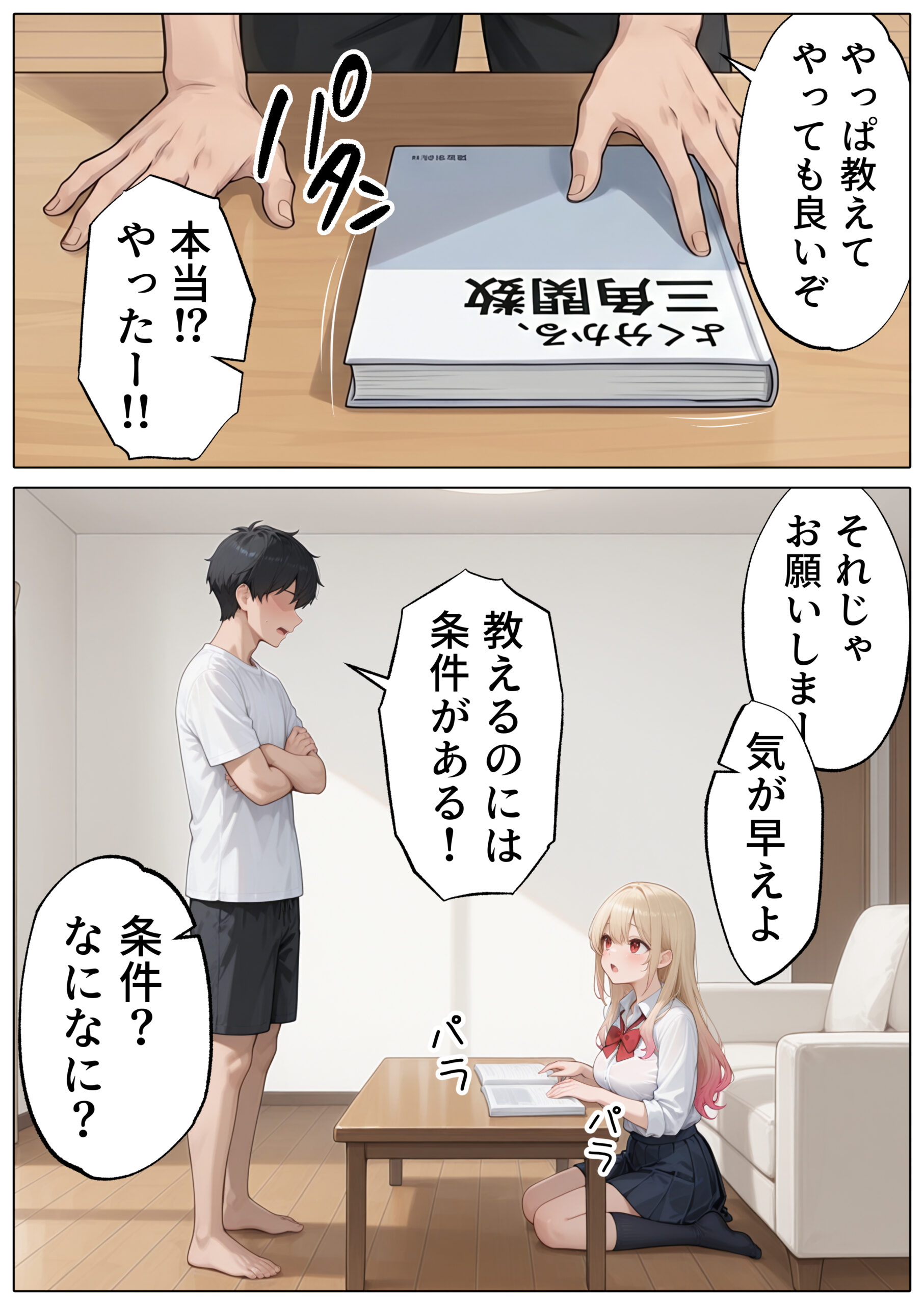 【続編:白ギャルJK2】ラブドール頼んだら、白ギャルJKが来た 体験版13