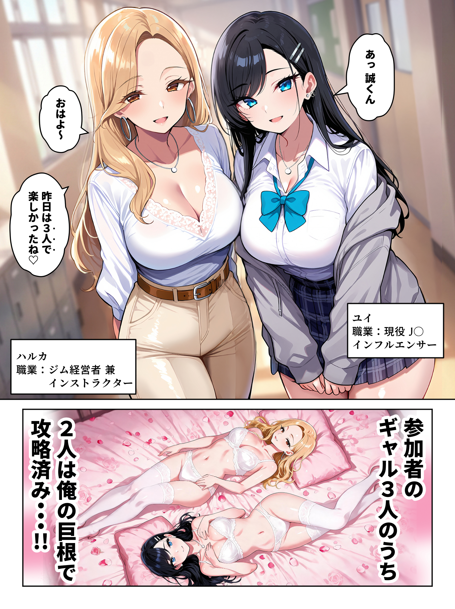 ギャル上等〜「セックスOK」の恋愛リアリティーショーで童貞がハーレム王になる話〜 体験版4